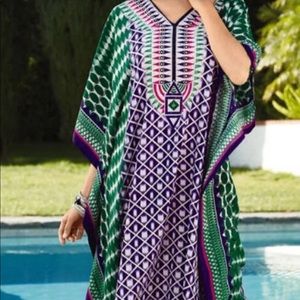 EY Signature Mosaic Caftan Mumu